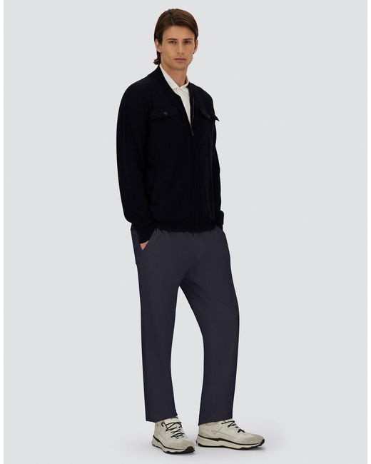 Herno Blue Trousers for men