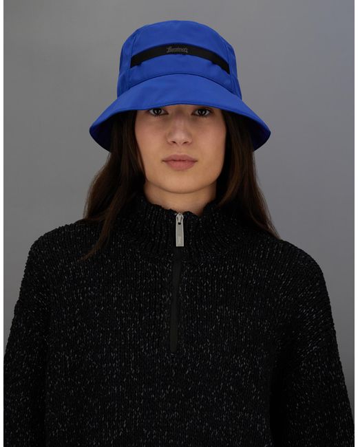 Herno Blue Laminar Hat