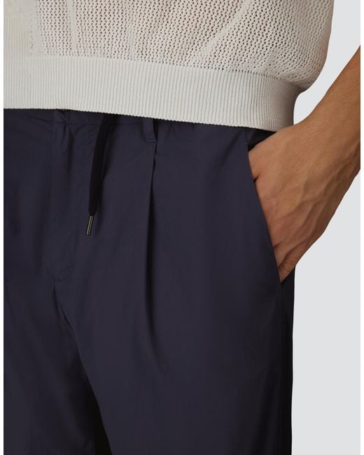 Herno Blue Trousers for men