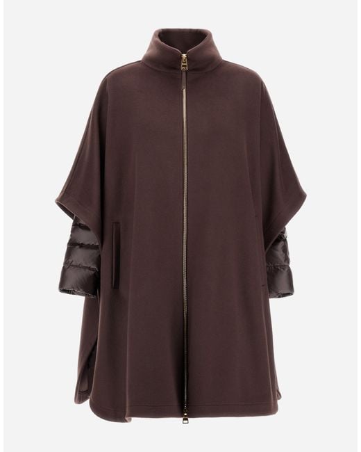 Herno Brown Poncho