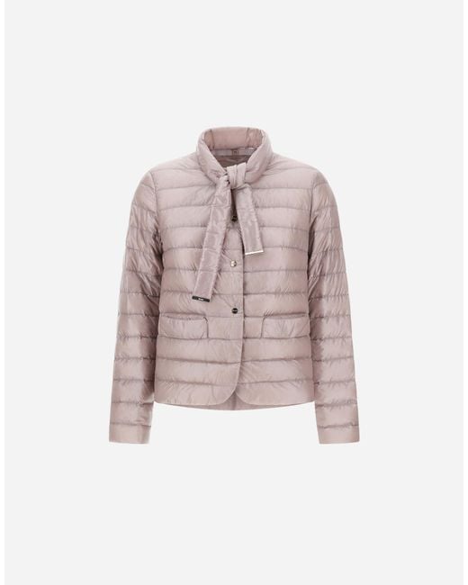 Herno Pink Blazer With Scarf