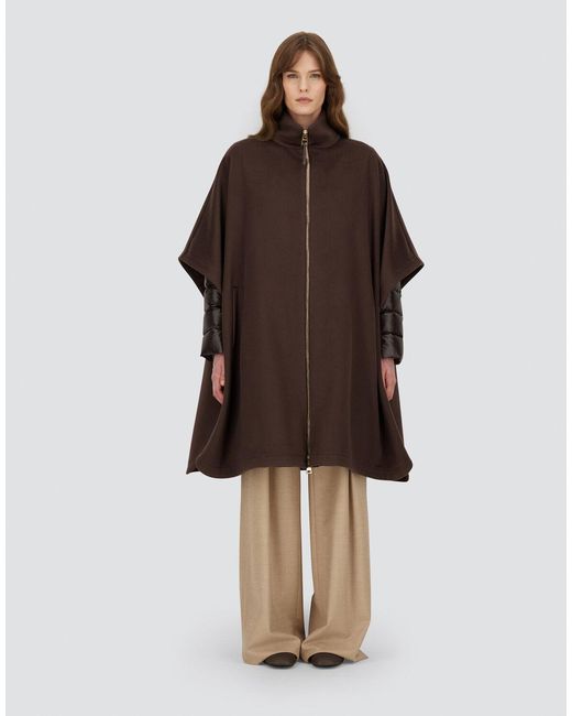 Herno Brown Poncho