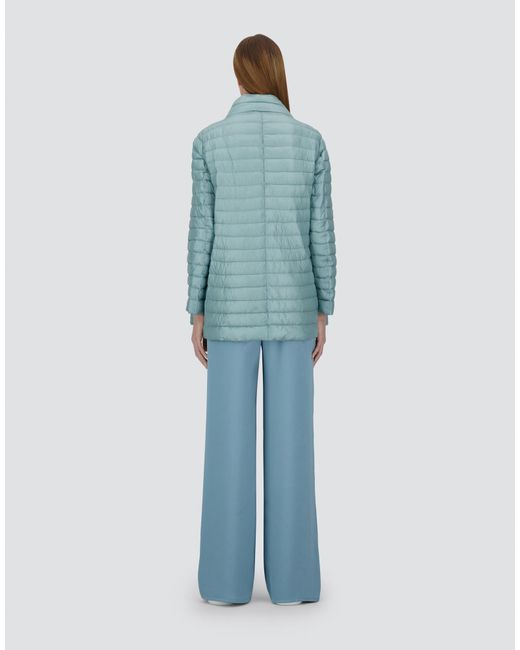 Herno Blue Reversible A-Shape Jacket