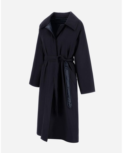 Herno Blue Reversible Trench