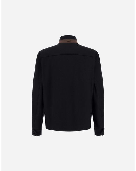 Herno Blue Pure Cashmere Jacket for men