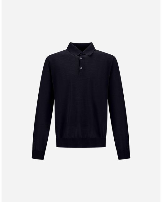 Herno Blue Resort Polo Shirt for men