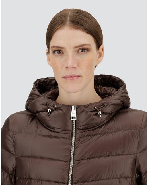 Herno Brown Resort A-Shape Jacket