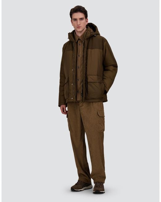 Herno Green Short Parka for men