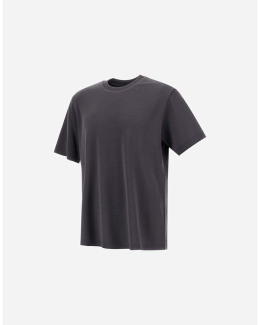 Herno Blue Jersey Knit Effect T-Shirt for men