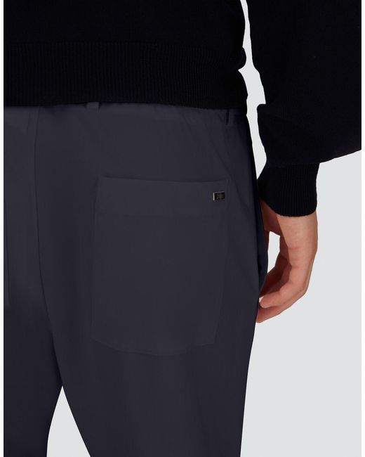 Herno Blue Trousers for men