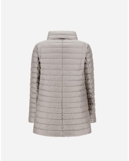Herno Blue Reversible A-Shape Jacket