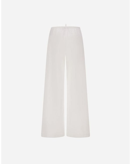 Herno White Trousers