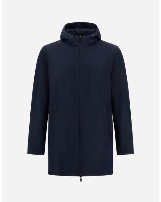 Herno Blue Reversible Parka for men