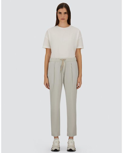 Herno Gray Nylon Maestro Trousers