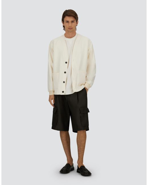 Herno White Cardigan for men