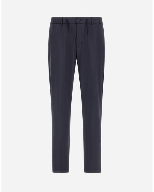 Herno Blue Trousers for men