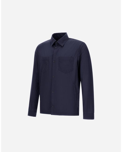 Herno Blue Shacket for men