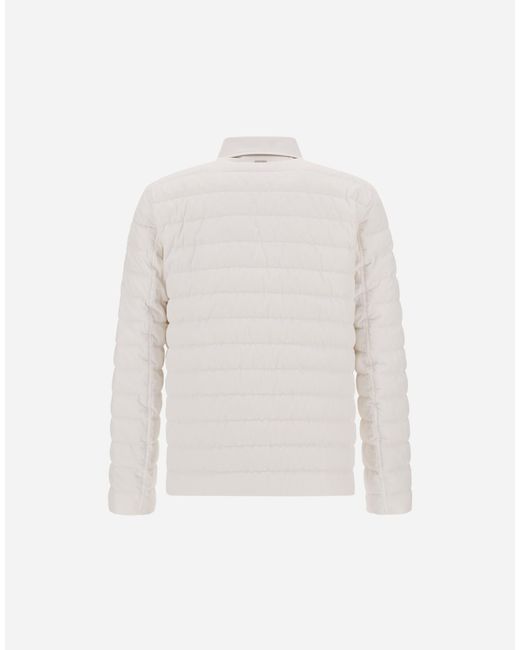 Herno White Resort Shacket for men