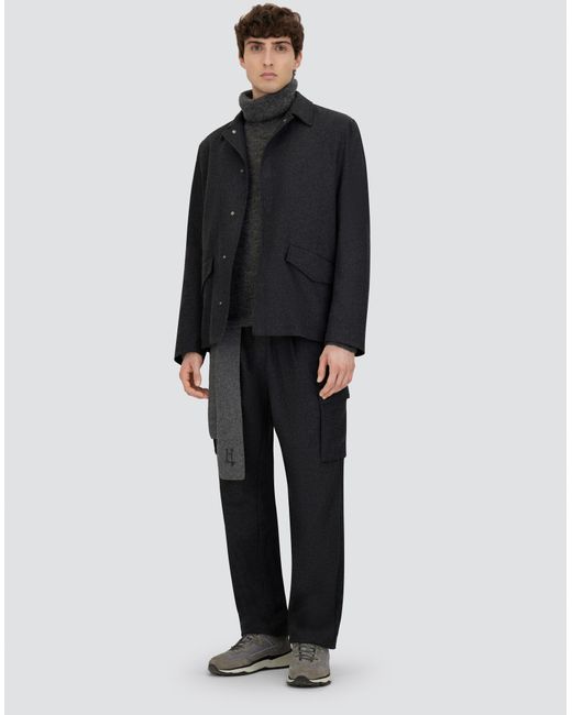Herno Blue Shacket for men