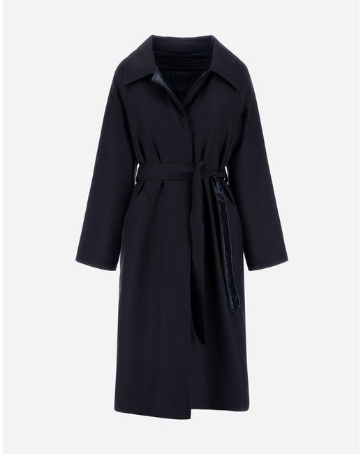 Herno Blue Reversible Trench
