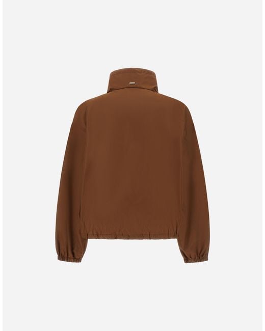 Herno Brown New Techno Taffeta Jacket