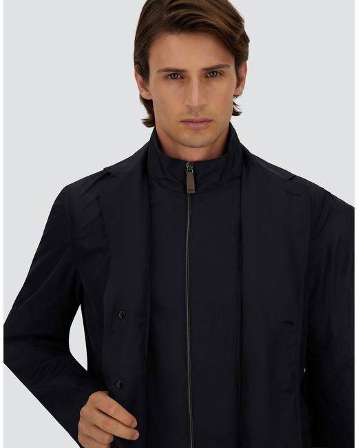 Herno Blue Byron Blazer for men