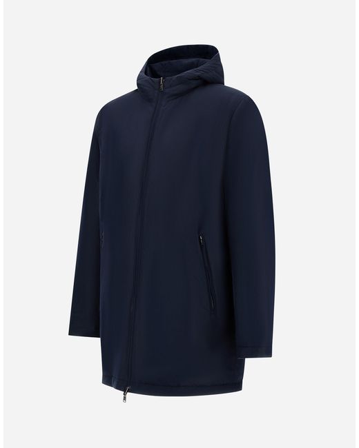 Herno Blue Reversible Parka for men