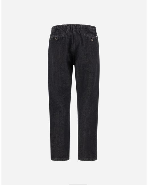 Herno Black Denim Jeans for men