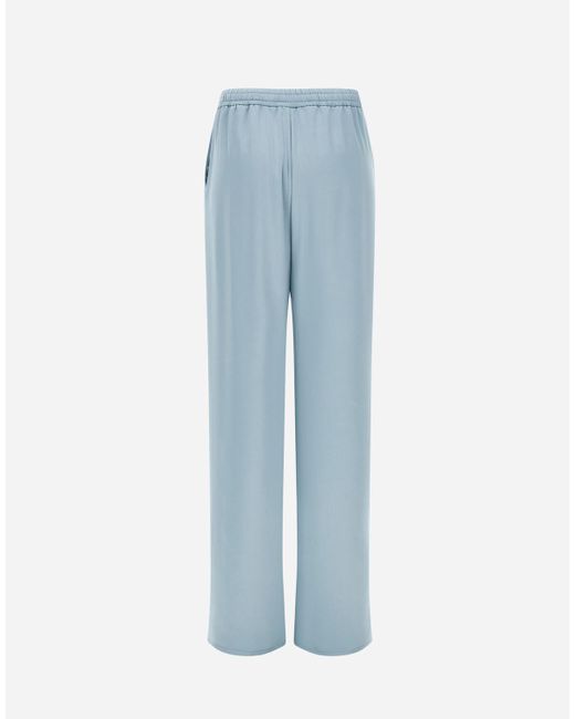 Herno Blue Hose Aus Satin