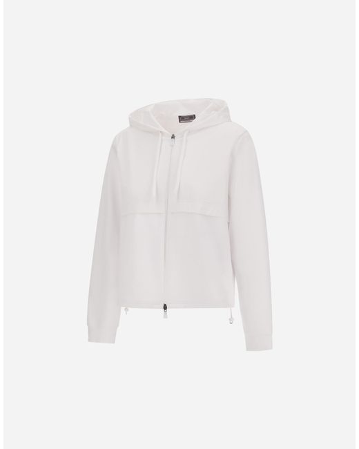 Herno White Sweatshirt