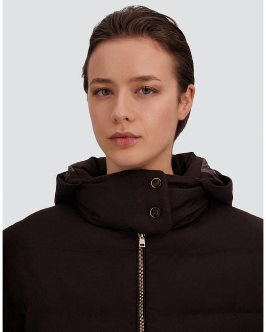 Herno Black Wool And Silk Jacket