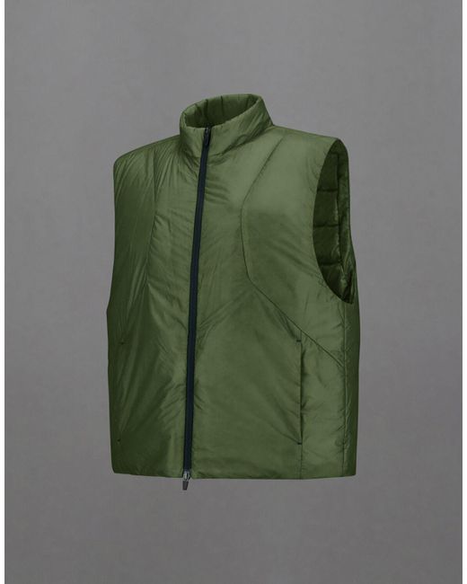 Herno Green Laminar Gilet for men