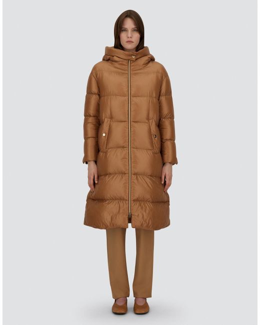 Herno Brown Parka In Nylon Ultralight