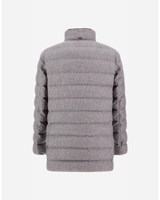 Herno Gray Carcoat for men