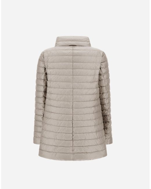 Herno Brown Reversible A-Shape Jacket