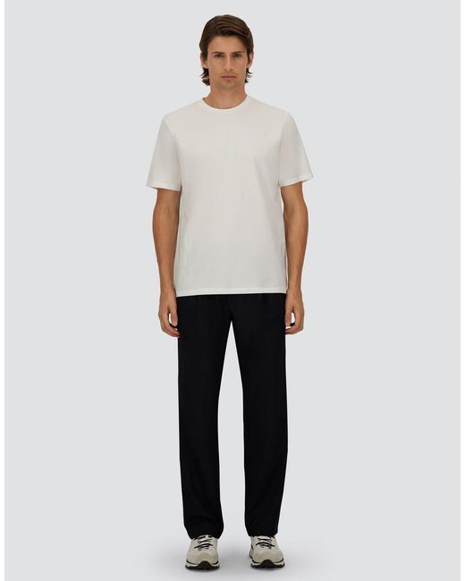 Herno White Camiseta De Superfine Cotton Stretch for men