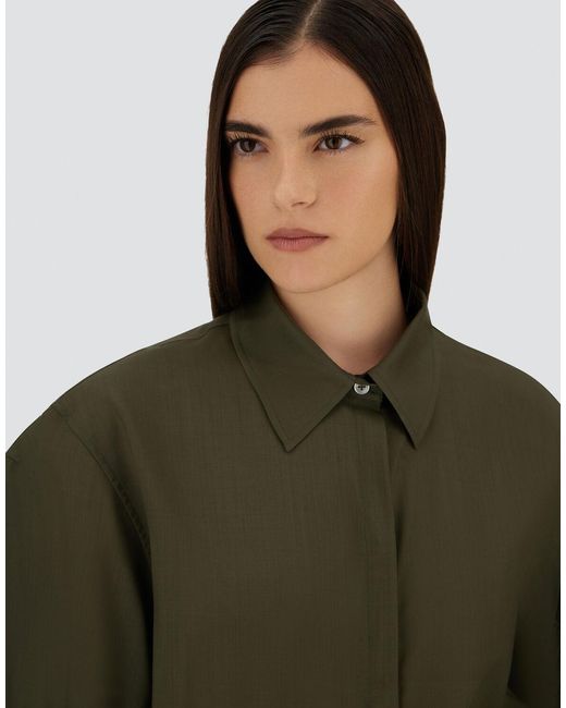 Herno Green Short-Sleeved Shirt