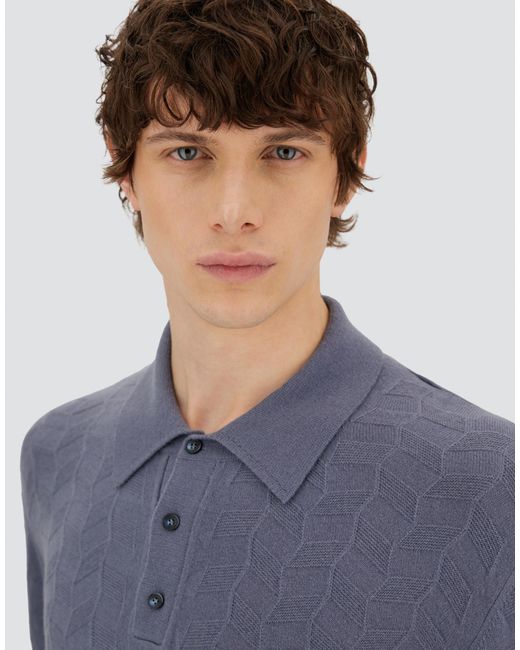Herno Blue Resort Polo Shirt for men