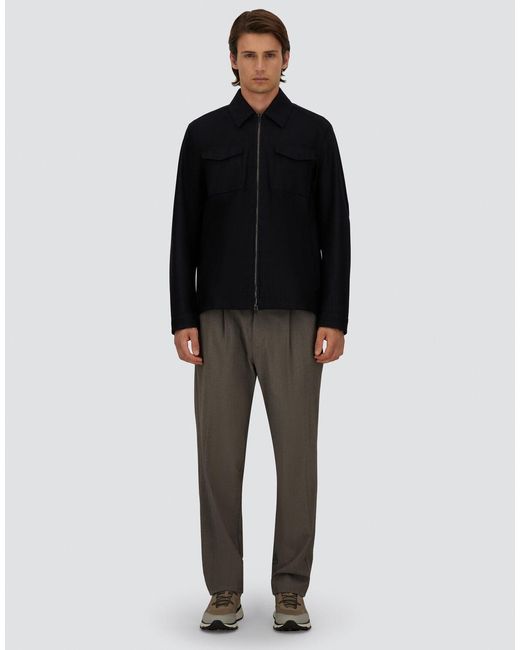 Shacket di Herno in Blue da Uomo