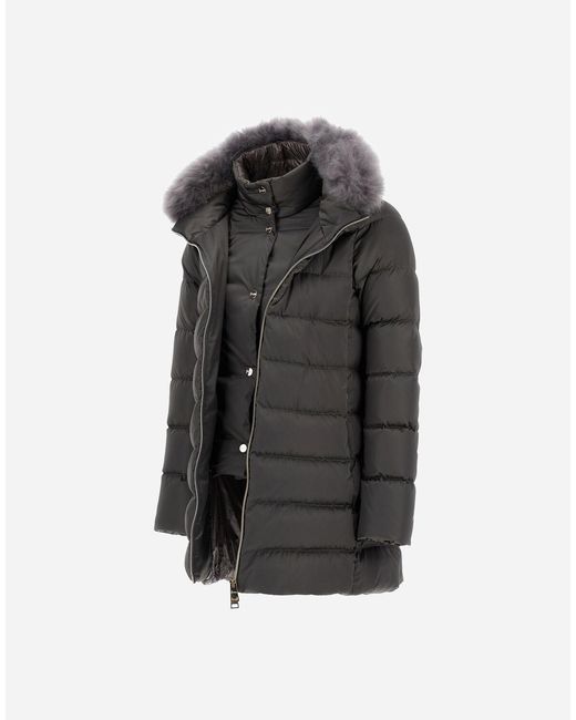 Herno Gray A-Shape Jacket