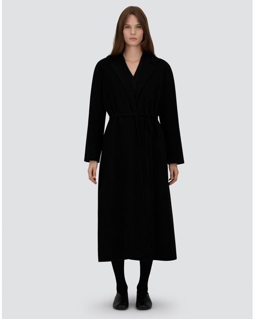 Herno Black Belted Coat