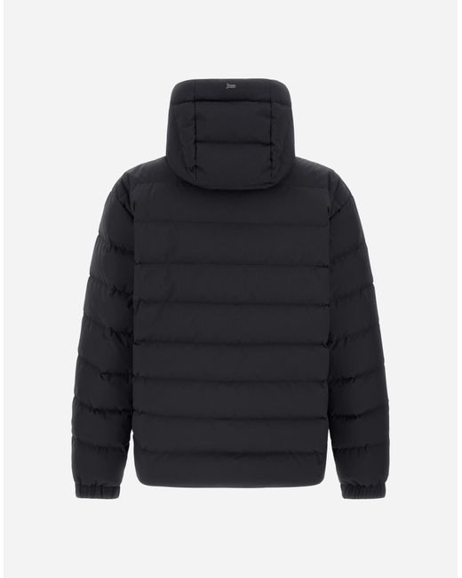Herno Blue Hooded Jacket for men