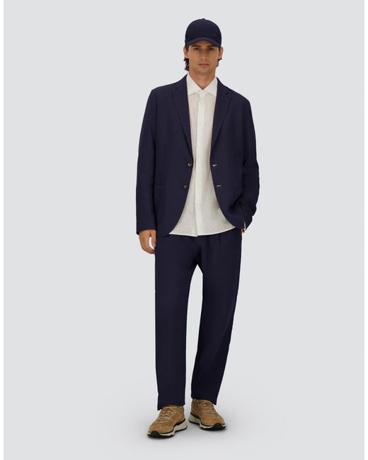 Herno Blue Trousers for men