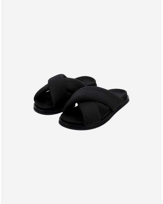 Herno Black Nappa Sandals
