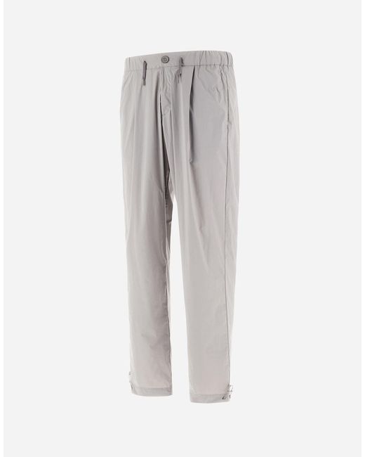 Herno Gray Resort Trousers for men