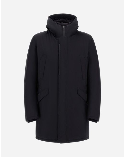 Herno Blue Long Parka for men
