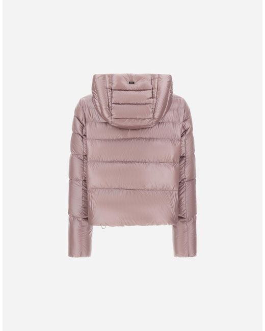 Herno Pink Resort Bomber Jacket