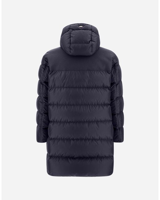 Herno Blue Long Jacket for men