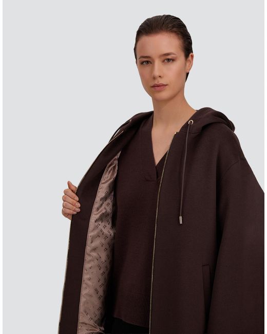 Herno Brown Sable-Effect Wool Jacket