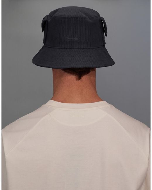 Herno Gray Laminar Bucket Hat